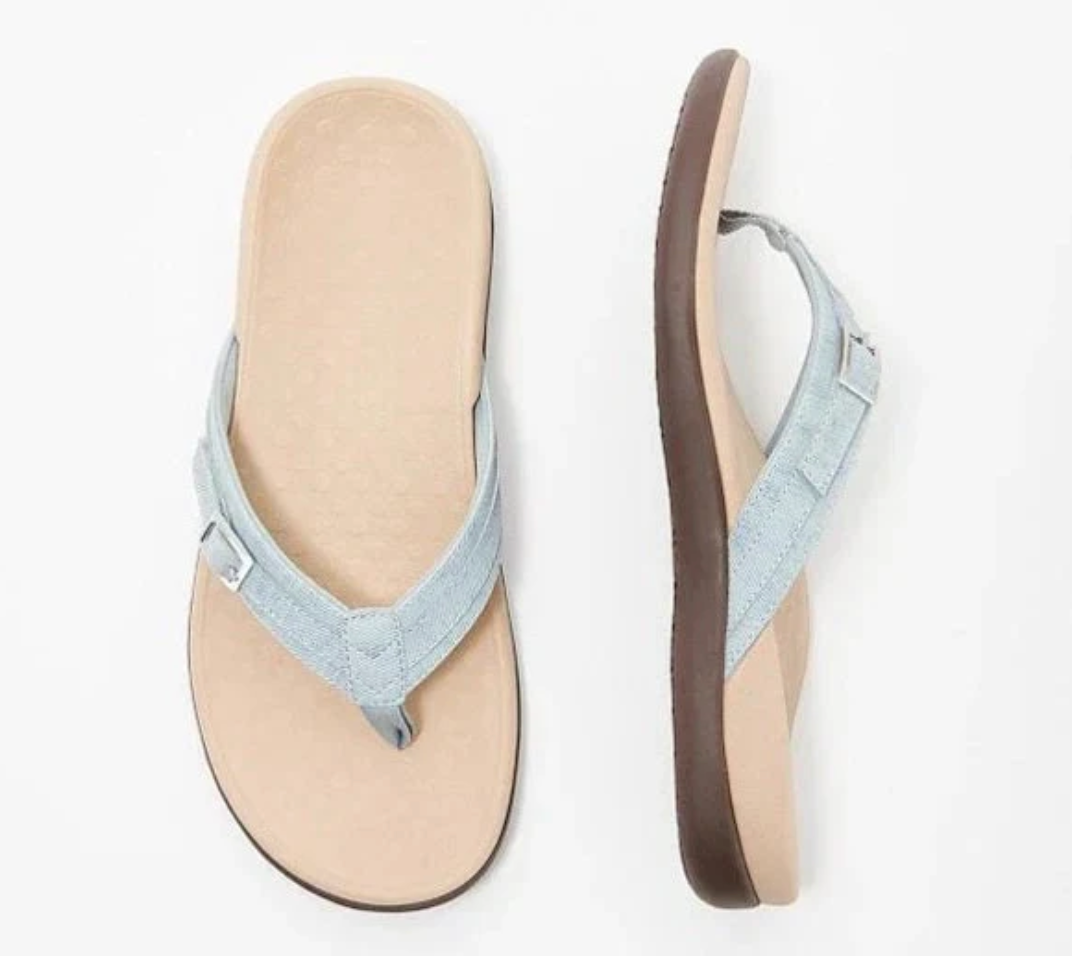 Livlig ortopædisk flip flops